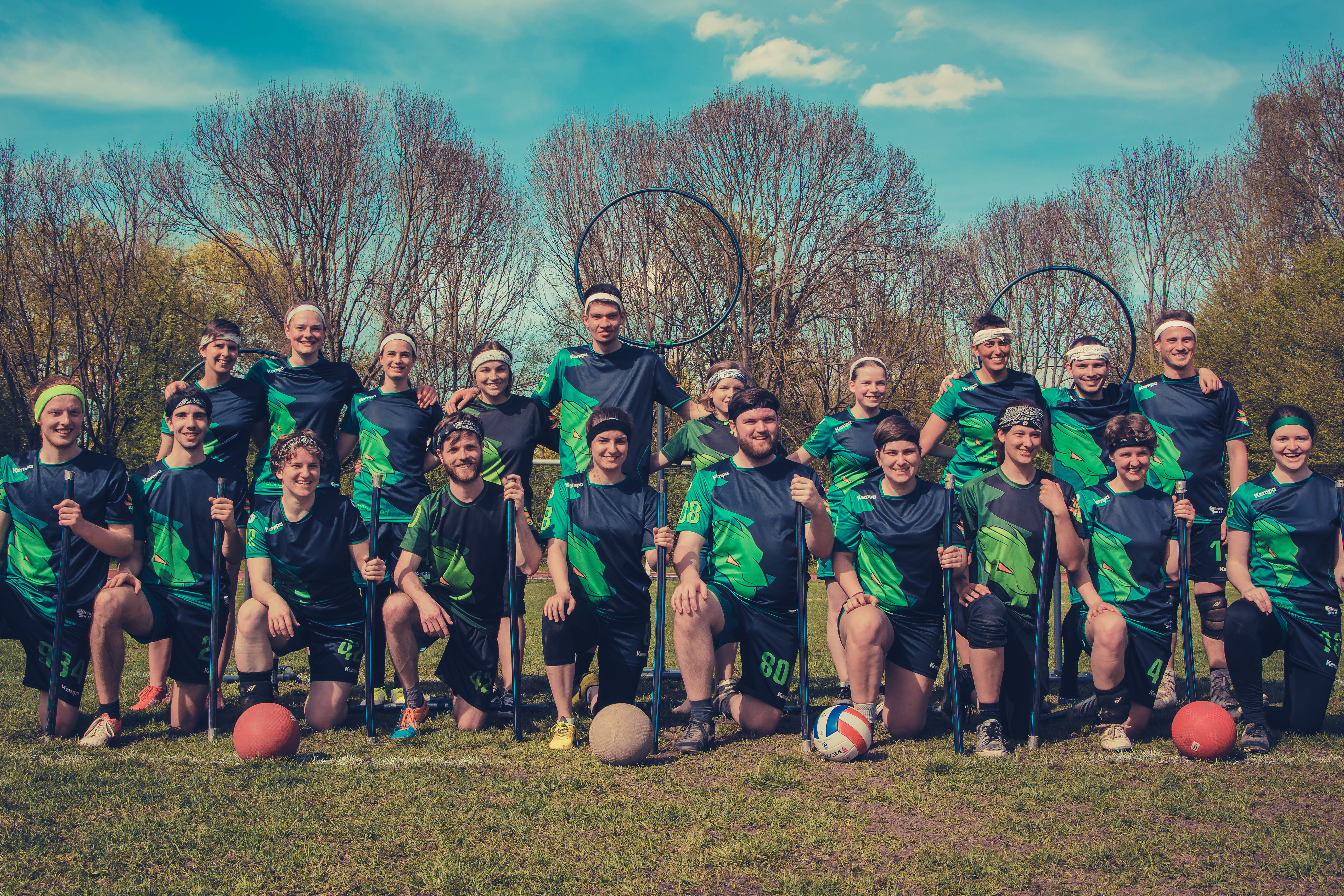 Teamfoto aus den Anfangszeiten der Black Forest Bowtruckles